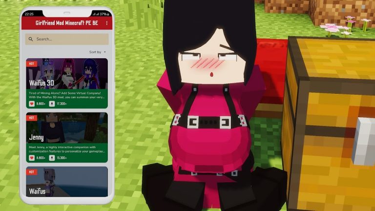 Girlfriend Mod Minecraft PE BE для Android — скриншот 2