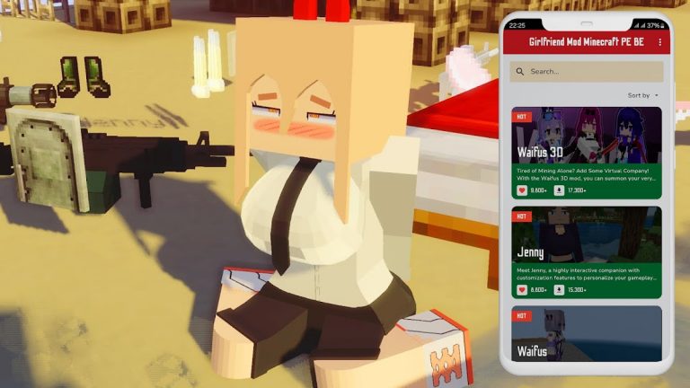 Girlfriend Mod Minecraft PE BE для Android — скриншот 3