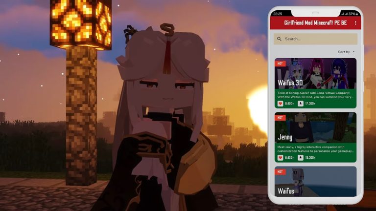 Girlfriend Mod Minecraft PE BE для Android — скриншот 4