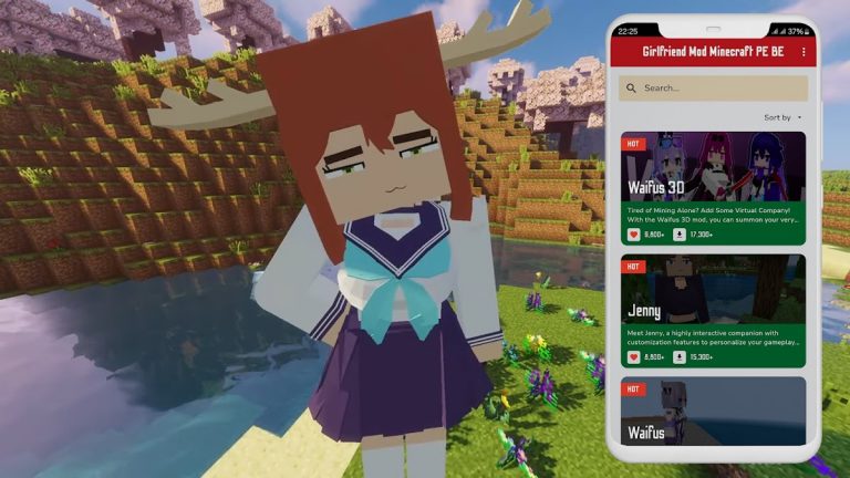 Girlfriend Mod Minecraft PE BE для Android — скриншот 5