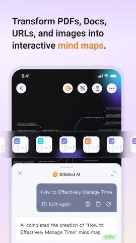 GitMind: AI Mind Mapping App для Android — скриншот 1
