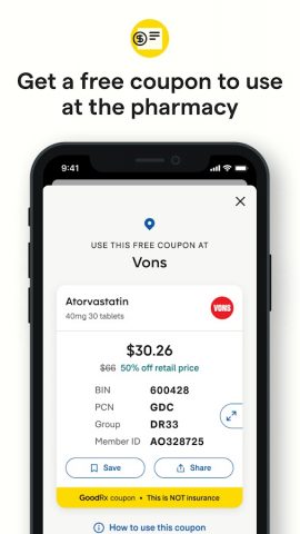 GoodRx: Prescription Coupons для Android — скриншот 4