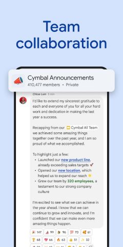 Google Chat для Android — скриншот 3