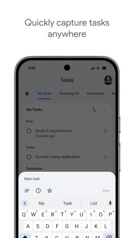 Google Задачи — скриншот 1