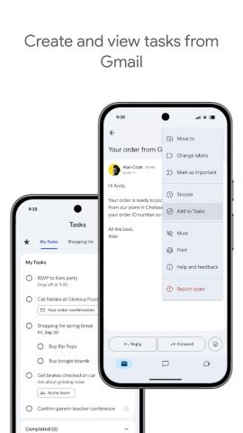 Google Задачи — скриншот 3