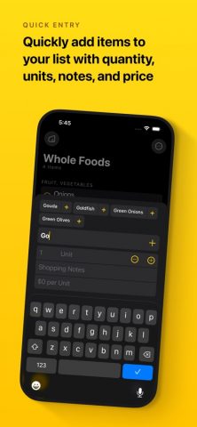 Grocery — Smart Shopping List для iOS — скриншот 2