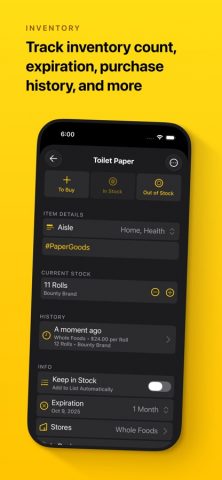 Grocery — Smart Shopping List для iOS — скриншот 5