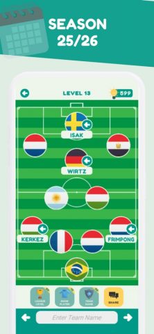 Guess the Football Team 2026 для iOS — скриншот 3