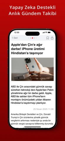 Haberler.com для iOS — скриншот 3