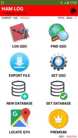 Ham Log | QTH Locator | My UTC для Android — скриншот 1