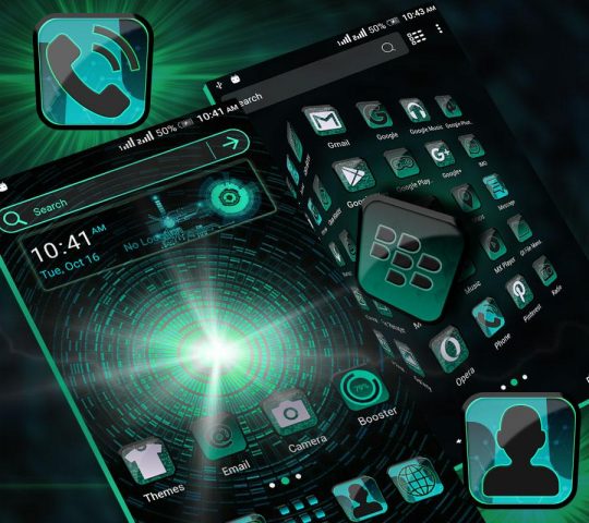 Hi Tech Launcher Theme для Android — скриншот 4