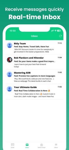 Instant Mail — disposable mail для Android — скриншот 4
