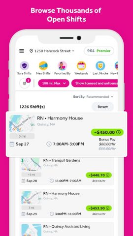 IntelyCare — Nursing Jobs для Android — скриншот 4