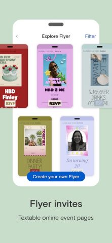 Invitation Maker & Card Design для Android — скриншот 2