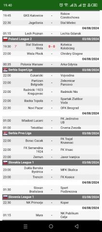 Jadwal Live Bola Hari ini для Android — скриншот 3