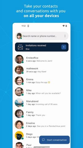 Jami для Android — скриншот 1