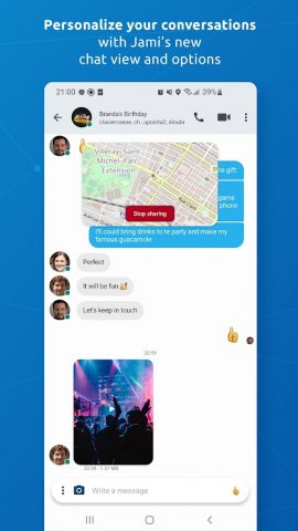 Jami для Android — скриншот 5