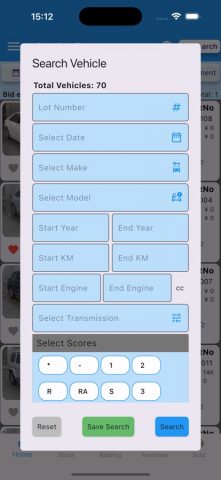 Japan Car Auctions для iOS — скриншот 5