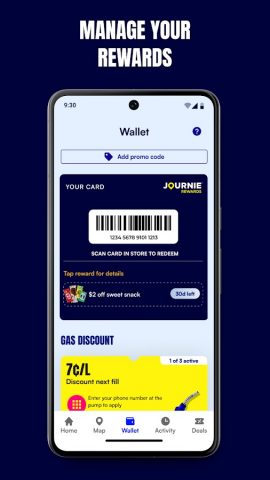 Journie Rewards для Android — скриншот 3