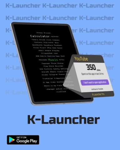 K-Launcher для Android — скриншот 1