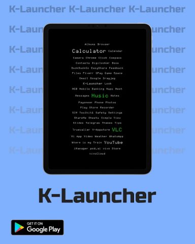 K-Launcher для Android — скриншот 4