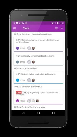 Kaiten в дороге для Android — скриншот 2