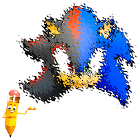 Как нарисовать соника для Android