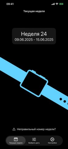 Календарная неделя для iOS — скриншот 1