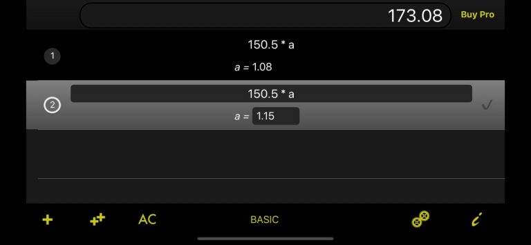 Kalkulators для iOS — скриншот 4
