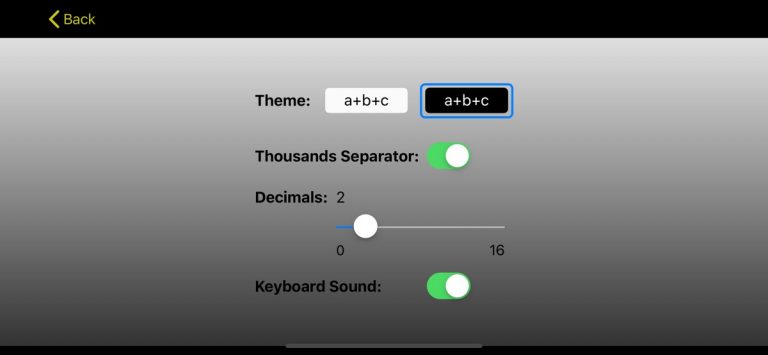 Kalkulators для iOS — скриншот 5