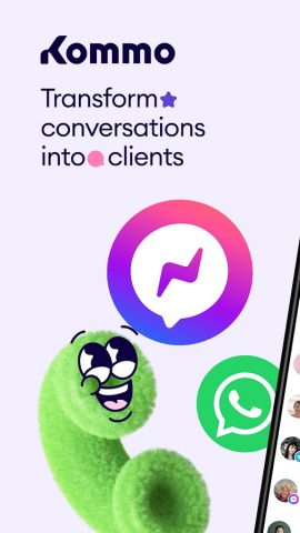 Kommo для Android — скриншот 1