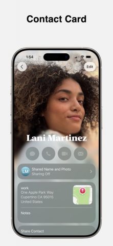 Контакты для iOS — скриншот 2
