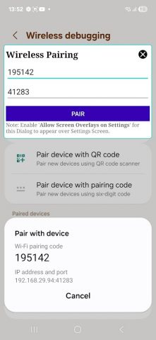 LADB Connect для Android — скриншот 3