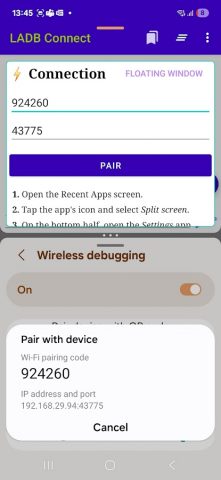 LADB Connect для Android — скриншот 4