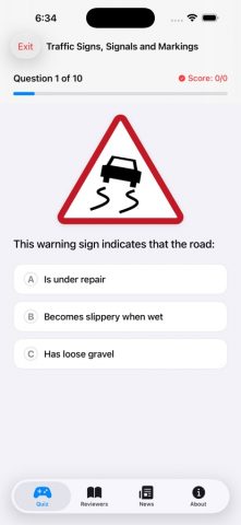 LTO Driver’s Exam Reviewer для iOS — скриншот 2