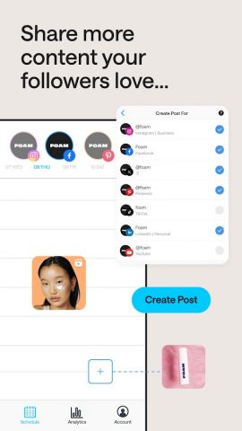 Later: Social Media Management для Android — скриншот 1