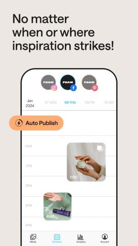 Later: Social Media Management для Android — скриншот 2