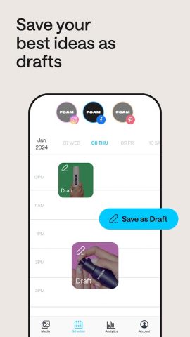 Later: Social Media Management для Android — скриншот 5