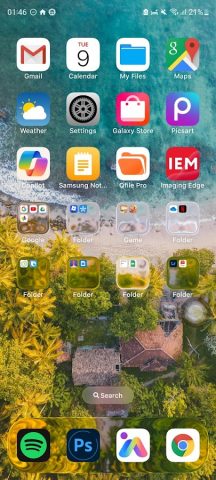 Лаунчер iOS 26 — скриншот 1