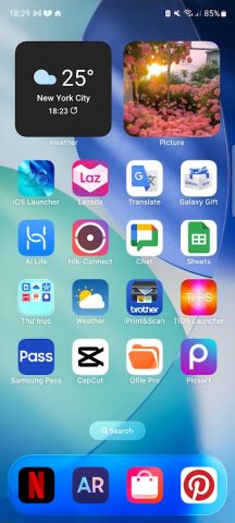 Лаунчер iOS 26 — скриншот 3
