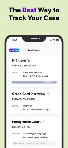 Lawfully Case Tracker для iOS — скриншот 3