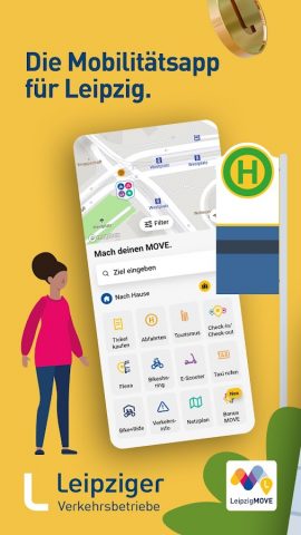 LeipzigMOVE — Public Transport для Android — скриншот 1