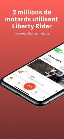 Liberty Rider — GPS moto для Android — скриншот 1