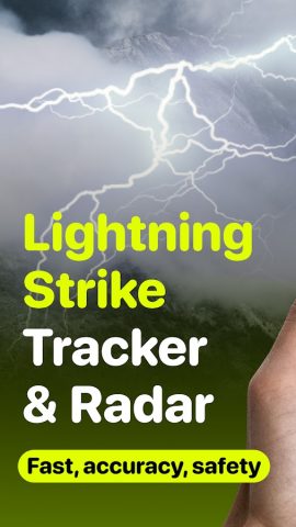 Lightning Tracker My Radar Map для Android — скриншот 1