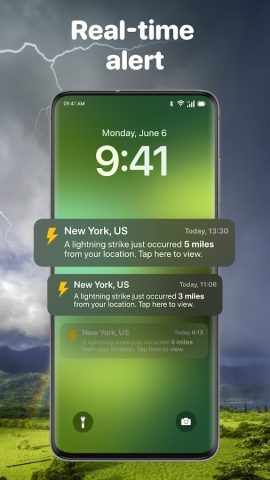 Lightning Tracker My Radar Map для Android — скриншот 3