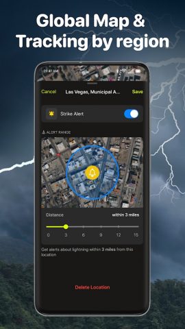 Lightning Tracker My Radar Map для Android — скриншот 4