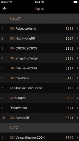 Lite lichess — Шахматы онлайн — скриншот 4