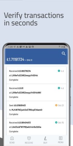 Litewallet: Купить Litecoin для Android — скриншот 2