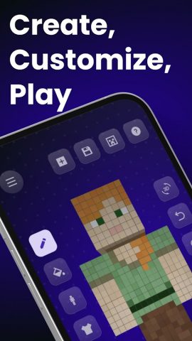 MCPE Skin Editor for Minecraft для Android — скриншот 1