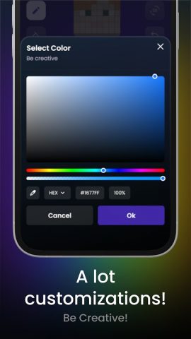 MCPE Skin Editor for Minecraft для Android — скриншот 5